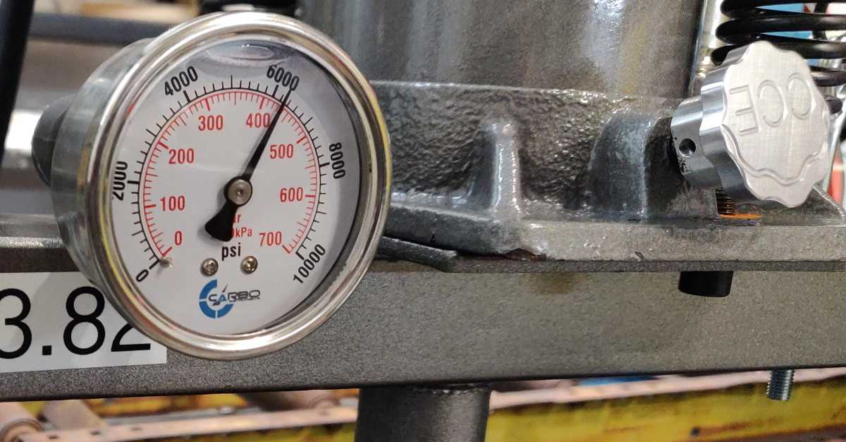 Harbor Freight 20T Shop Press Ebay Pressure Gauge