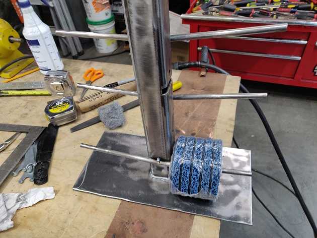 tacked up weld