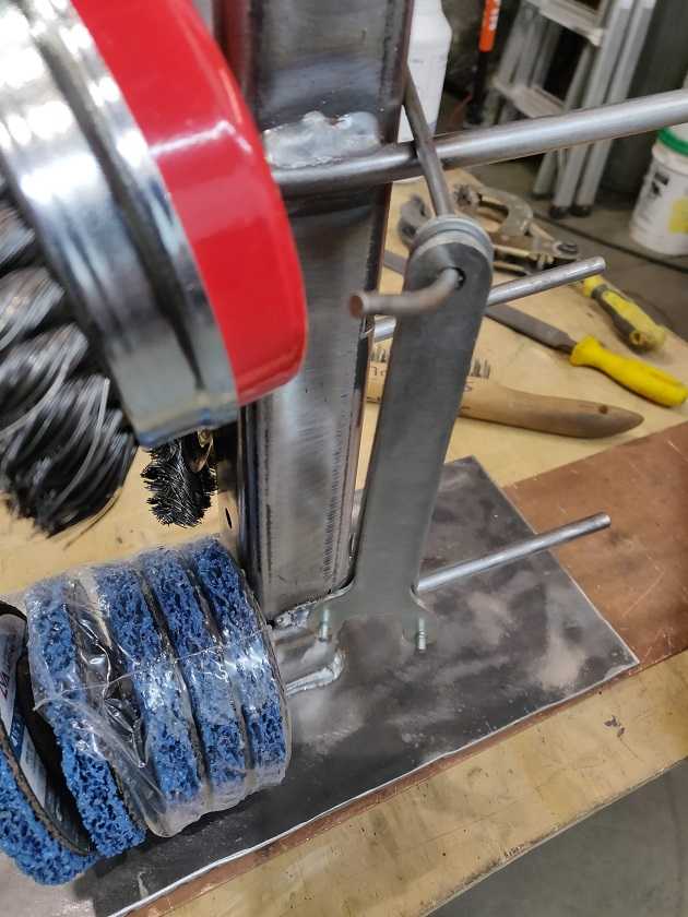 rod angle grinder wrench holder